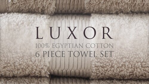 Madison Park Signature Luxor 100% Egyptian-Quality Cotton 6 Piece